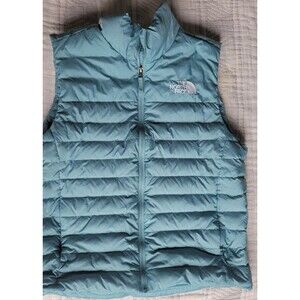The North Face Men’s 550 Down Puffer Vest – Teal, Size M